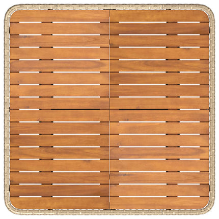 Møbel sæt 7 stk. Beige og creme PE Rattan