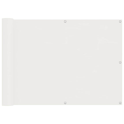 Altan Skærm Hvid 75 x 200 cm PU belagt oxford alu