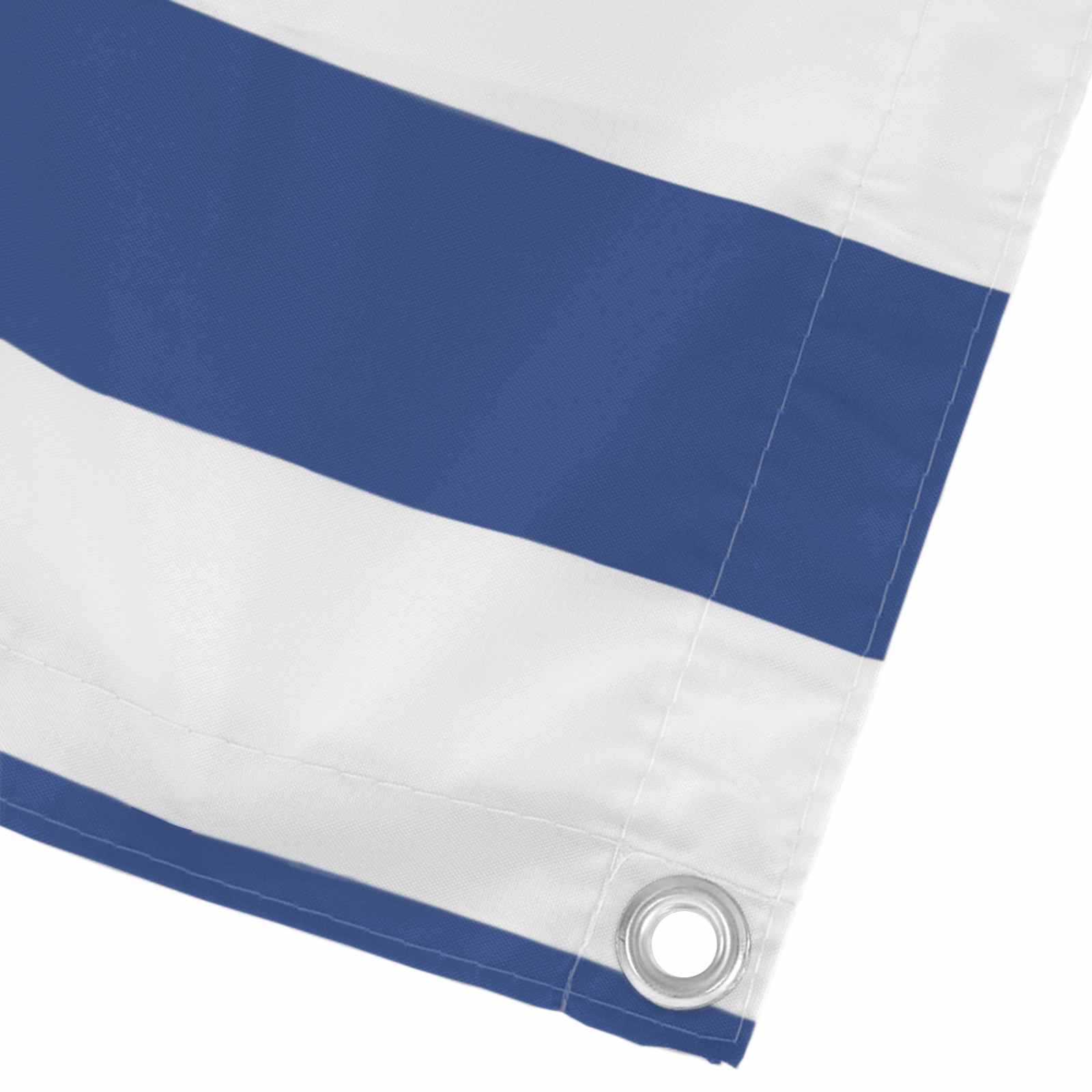 Altan Skærm Blå og Hvid 75 x 200 cm PU belagt oxford alu