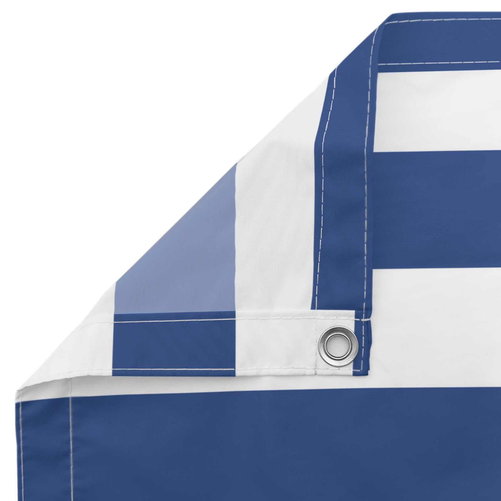 Altan Skærm Blå og Hvid 75 x 200 cm PU belagt oxford alu