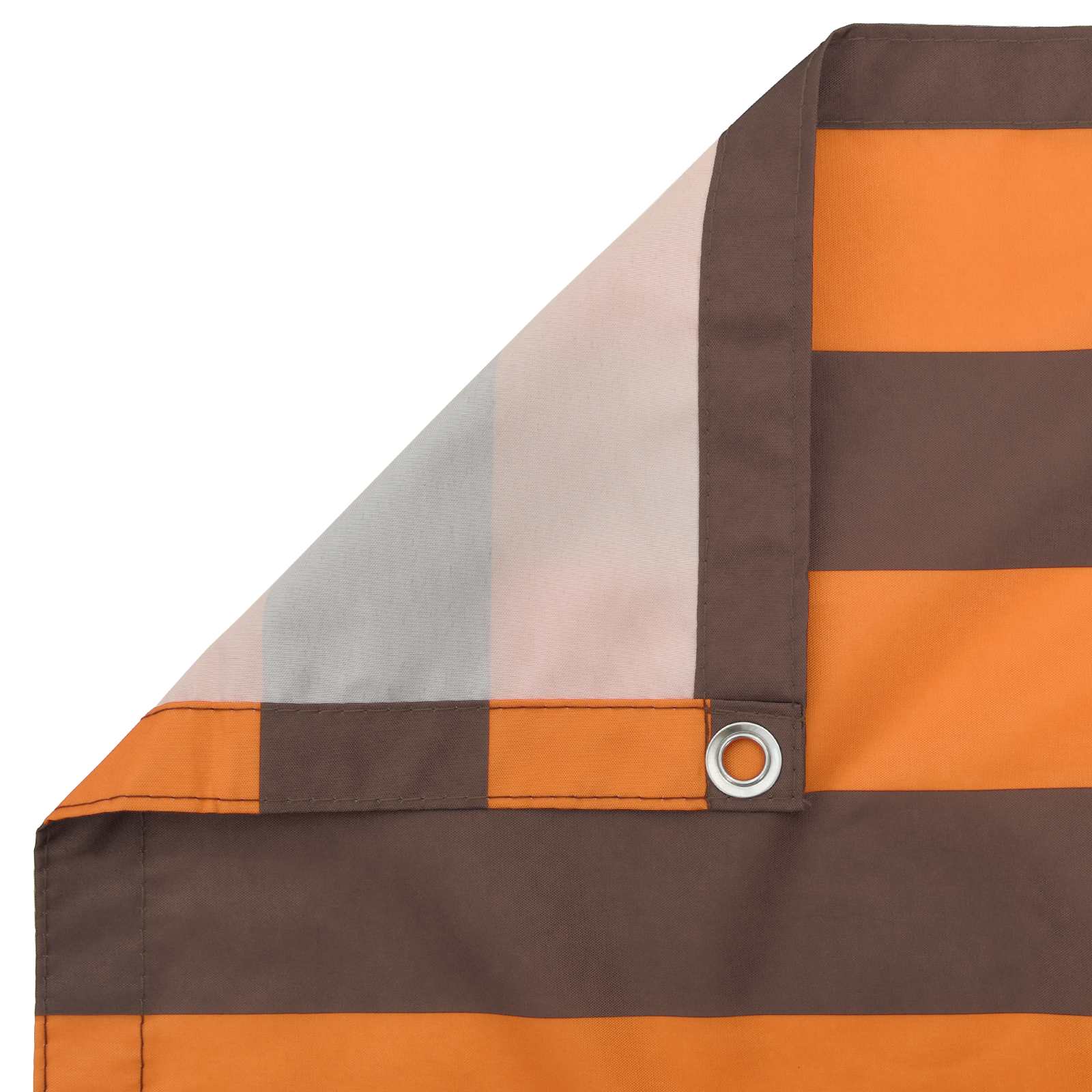 Altan Skærm Orange og Brun 90 x 200 cm PU belagt oxford alu