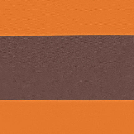 Altan Skærm 100 x 700 cm Oxford stof Rektangulær Orange og Brun