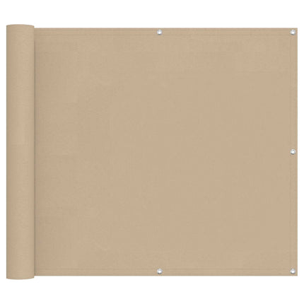 Altan Skærm 100 x 500 cm Oxford stof Rektangulær Beige