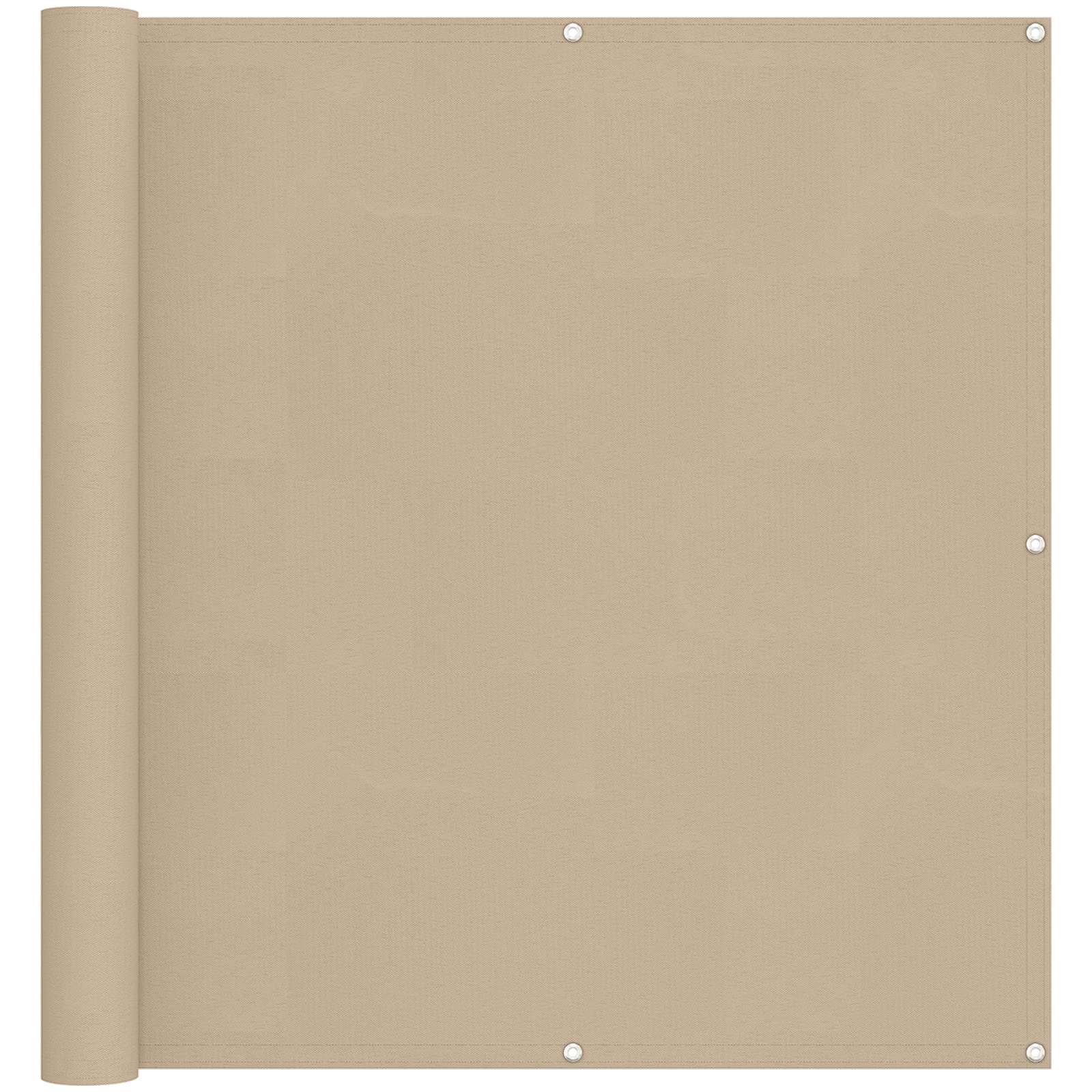 Altan Skærm Beige 110 x 800 cm Oxford stof
