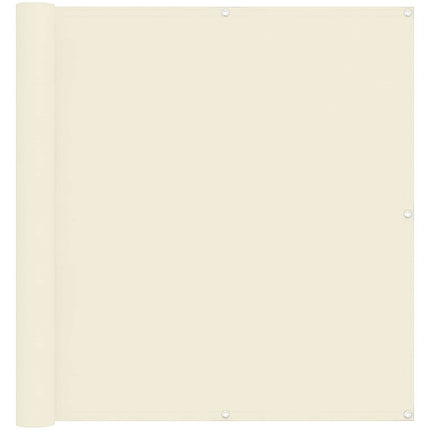 Altan Skærm 110 x 1000 cm Oxford stof Rektangulær Creme