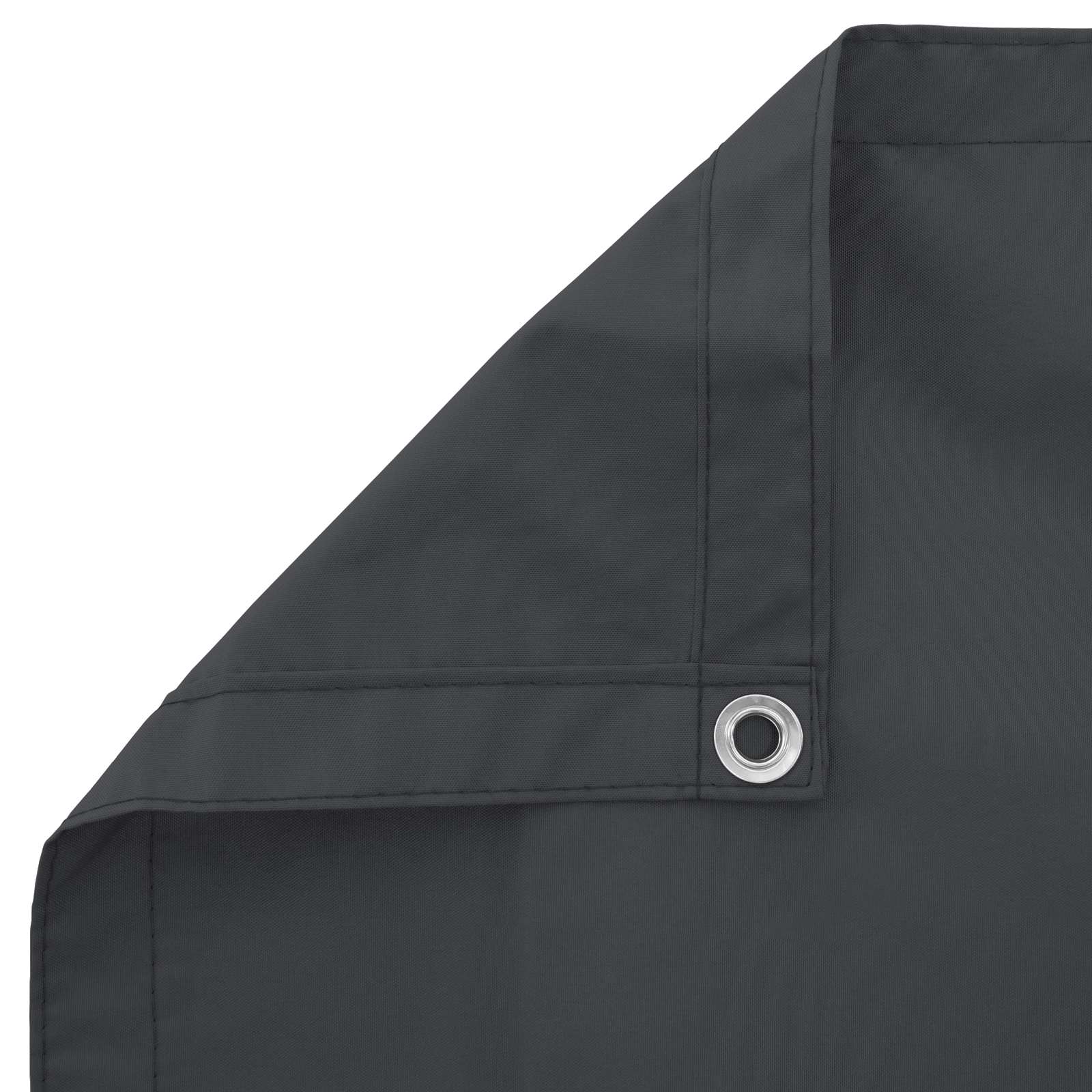 Altan Skærm Sort 120 x 200 cm PU belagt oxford alu