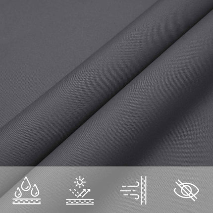 Solskygge sejl Antracit 6 x 2,5 m 100% polyester Oxford