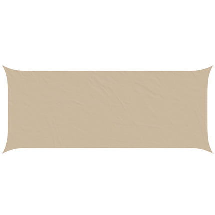 Solskygge sejl Beige 6 x 2,5 m 100% polyester Oxford