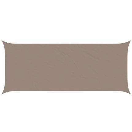Solskygge sejl Gråbrun 6 x 2,5 m 100% polyester Oxford