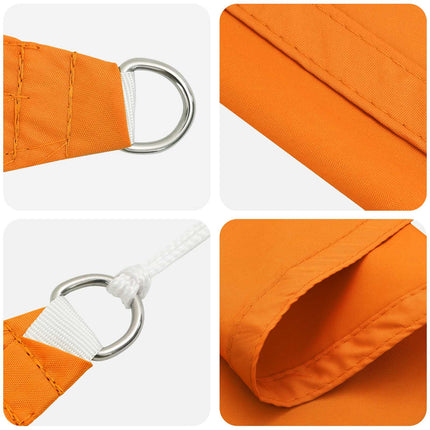 Solskygge sejl Orange 6 x 2,5 m 100% polyester Oxford