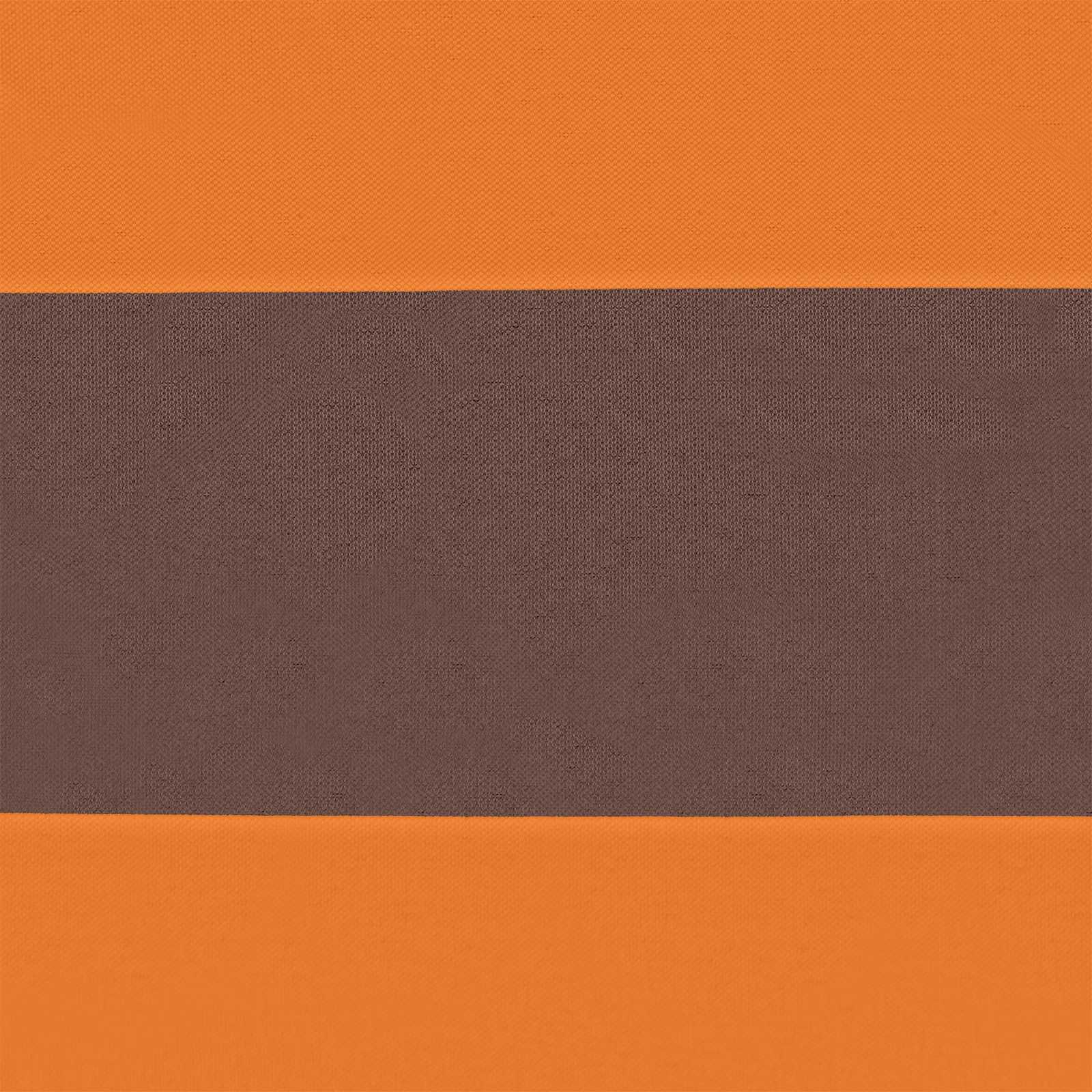Solskygge sejl Orange og Brun 3 x 3 x 3 m 100% polyester Oxford