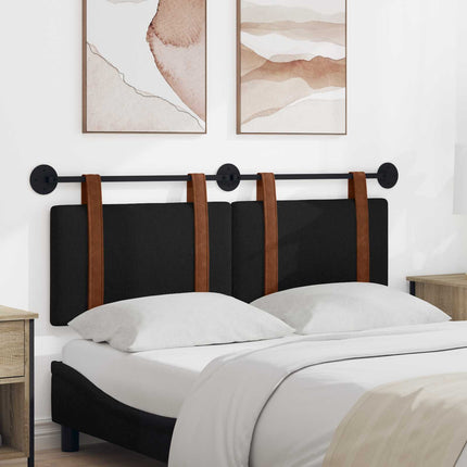 Hængende Hovedgavl Vægmonteret Sort 130 x 55 x 5 cm Antik PU