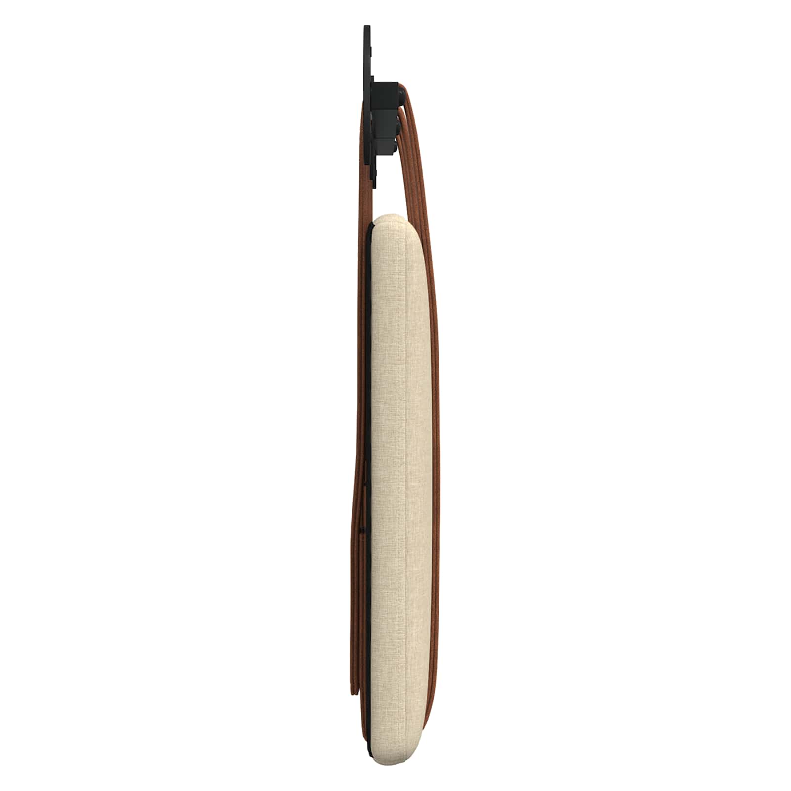 Hængende Hovedgavl Vægmonteret Creme 130 x 55 x 5 cm Antik PU
