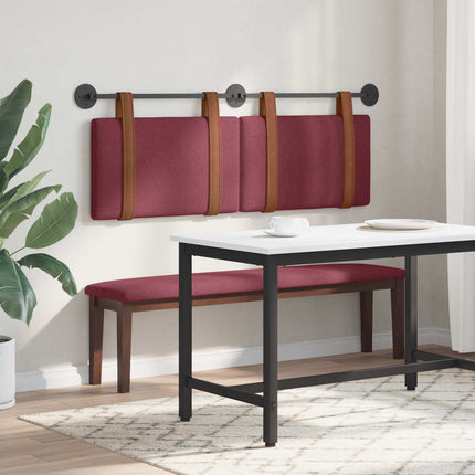 Hængende Hovedgavl Vægmonteret Vinrød 150 x 55 x 5 cm Antik PU