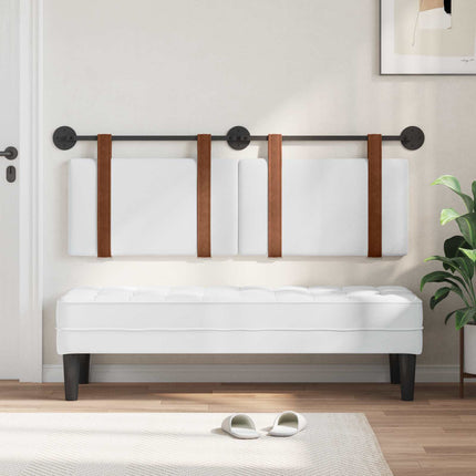 Hængende Hovedgavl Vægmonteret Hvid 150 x 55 x 5 cm Antik PU