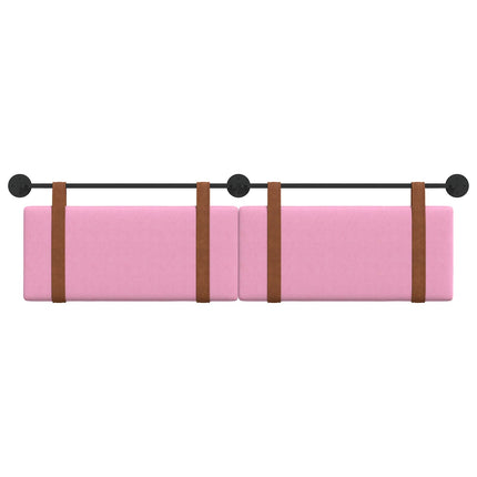 Hængende Hovedgavl Vægmonteret Lyserød 190 x 55 x 5 cm Antik PU