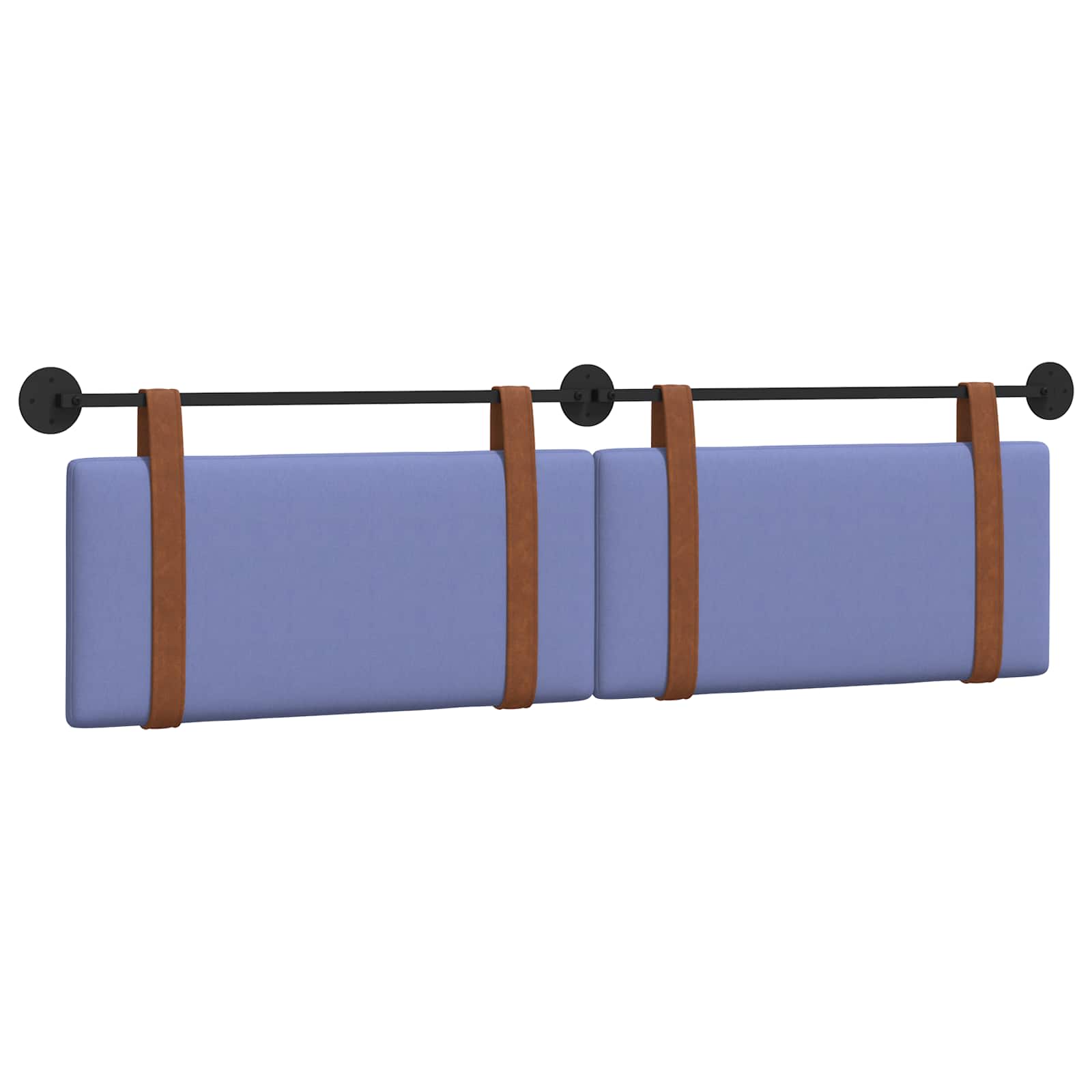 Hængende Hovedgavl Ensfarvet Jeans blå 190 x 55 x 5 cm Antik PU