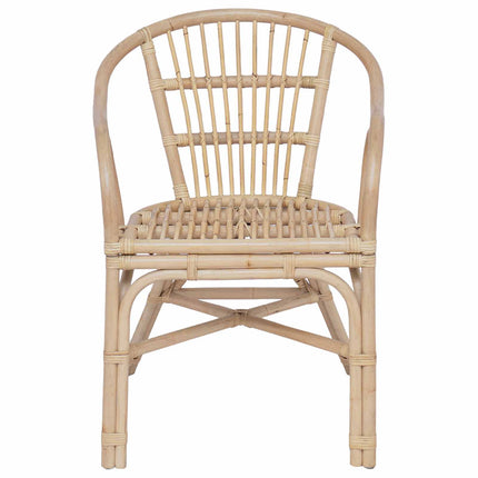 Staplestol Naturfarvet 58 x 60 x 81 cm Rattan