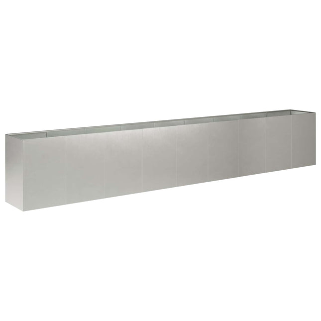 Have Blomsterkrukke Sølv 360 x 40 x 60 cm Rustfrit stål