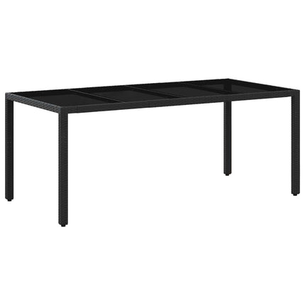 Udendørs spise sæt 9 stk. polyrattan