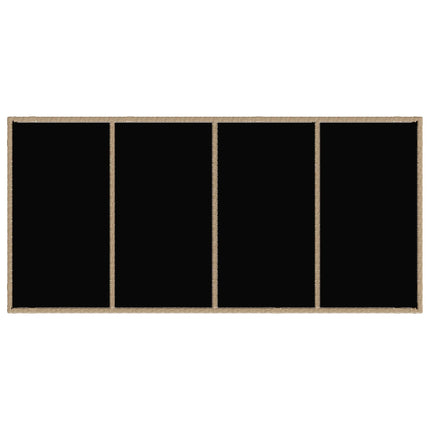Udendørs spise sæt 9 stk. Beige og cremehvid polyrattan