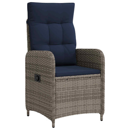 Have lounge sæt 2 stk. PE rattan og pulverlakeret stål