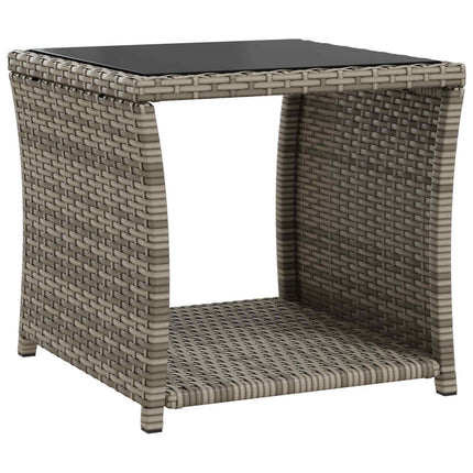Have lounge sæt 2 stk. PE rattan og pulverlakeret stål