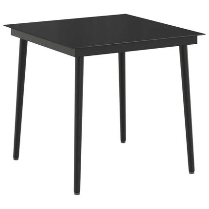 Sofa Bord Sæt 5 stk. Sort og Cremehvid