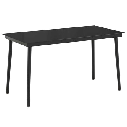 Sofa Bord Sæt 5 stk. PE rattan og pulverlakeret stål