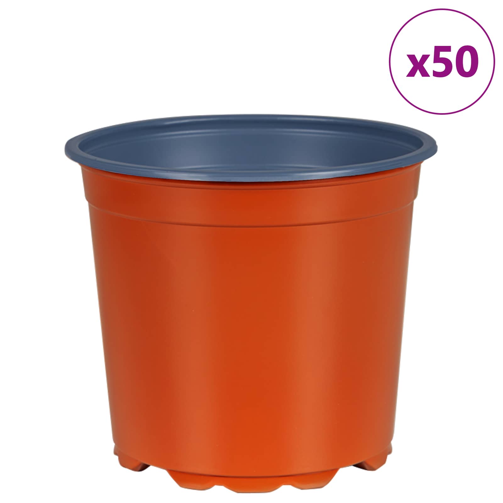 Blomsterpotte 50 pcs Keramik Ø 15 x 13 cm Plastik