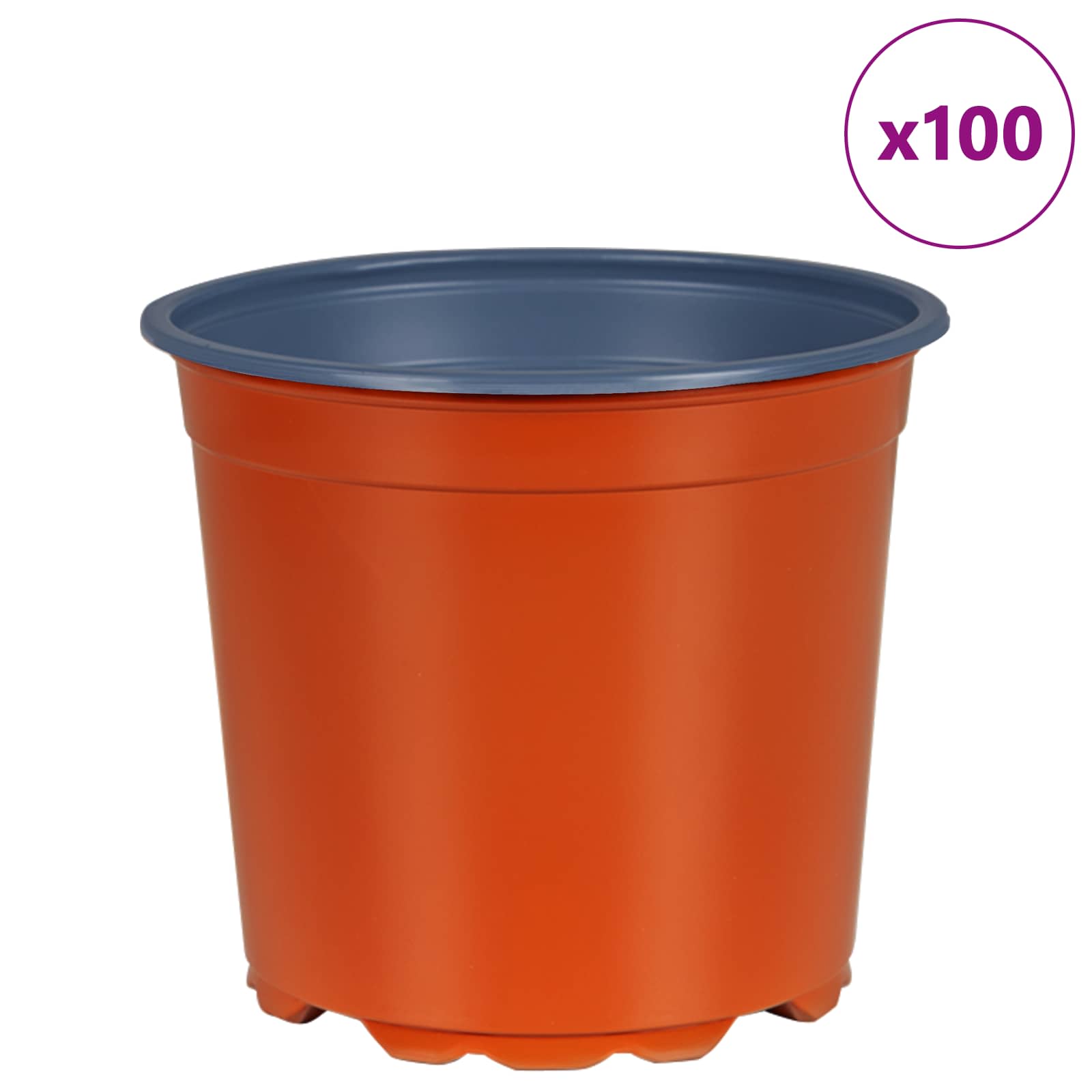 Blomsterpotte 100 pcs Keramik Ø 15 x 13 cm Plastik