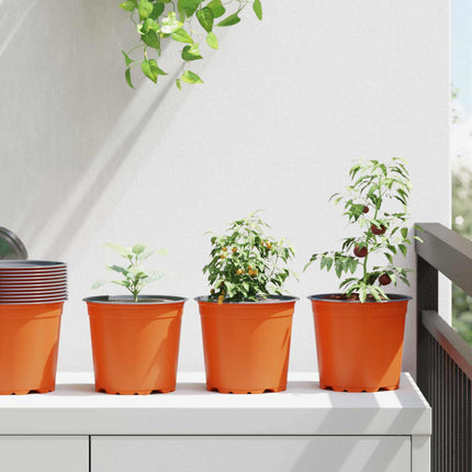 Rund Blomsterpotte 200 stk. Terrakotta Ø 15 x 13 cm Plastik