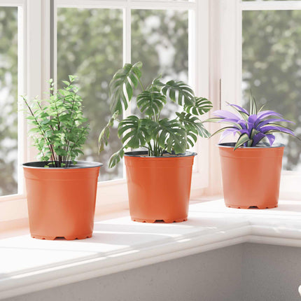 Rund Blomsterpotte 200 stk. Terrakotta Ø 15 x 13 cm Plastik