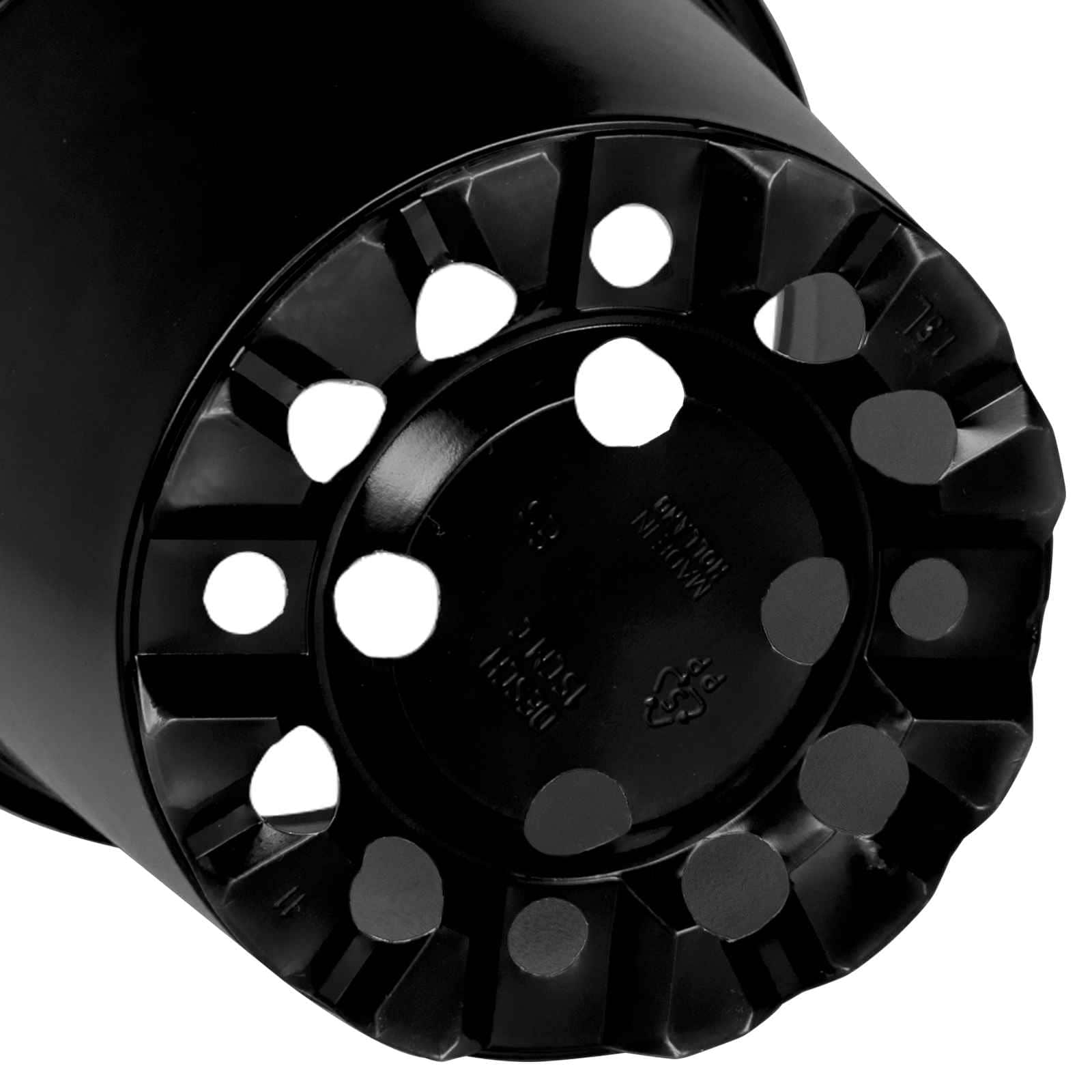 Blomsterpotte 100 pcs Sort Ø 15 x 13 cm Plastik