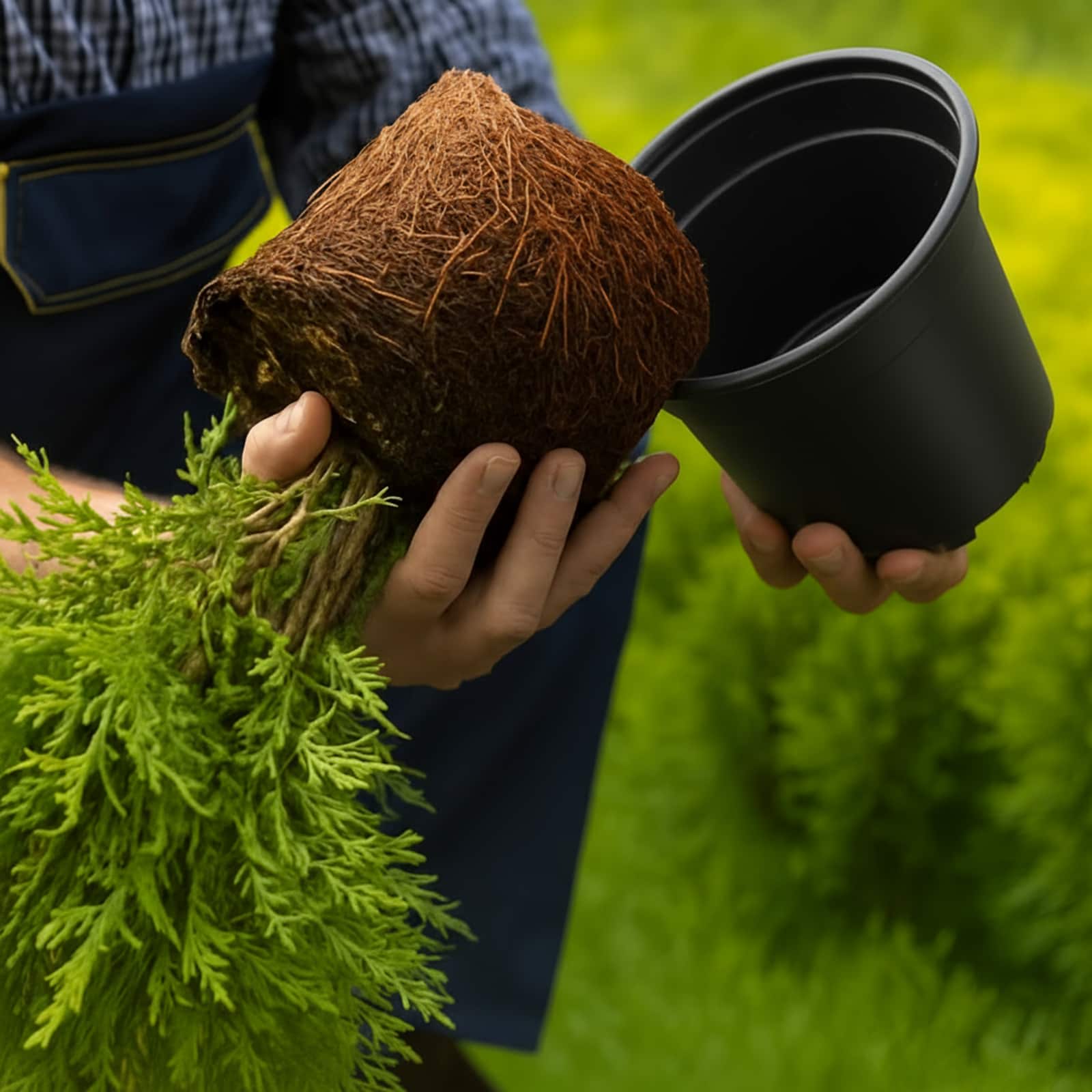 Blomsterpotte 100 pcs Sort Ø 15 x 13 cm Plastik