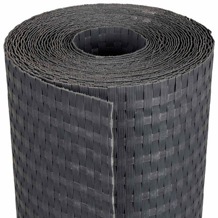 Altan Skærm Mørkegrå 1000 x 100 cm polyrattan