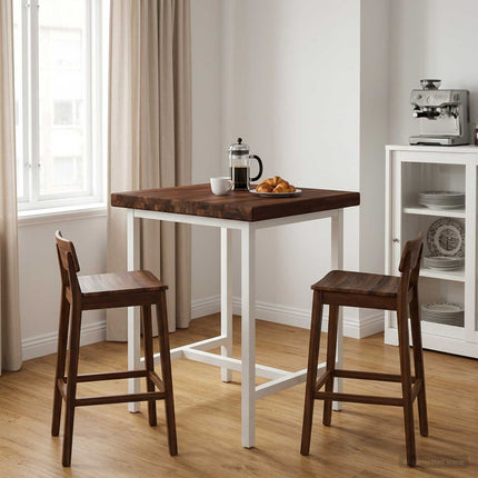 Rektangulært Bordplade 40 x 40 x 3,5 cm Firkantet Mørk Brun