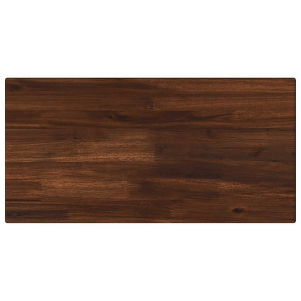 Rektangulært Bordplade 90 x 50 x 3,5 cm Rektangulær Mørk Brun