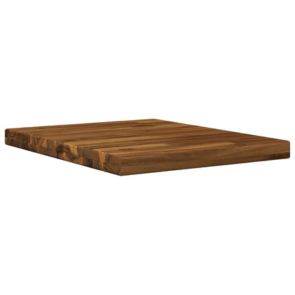 Rektangulært Bordplade 40 x 40 x 3,5 cm Firkantet Naturfarvet