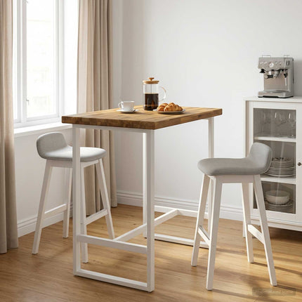 Rektangulært Bordplade 90 x 50 x 3,5 cm Rektangulær Hvid
