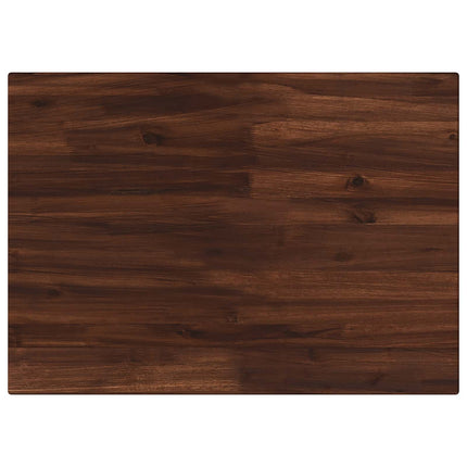 Rektangulært Bordplade 90 x 50 x 3,5 cm Rektangulær Mørk Brun