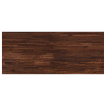 Rektangulært Bordplade 90 x 50 x 3,5 cm Rektangulær Mørk Brun