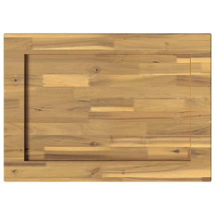 Rektangulært Bordplade 90 x 50 x 3,5 cm Rektangulær Hvid