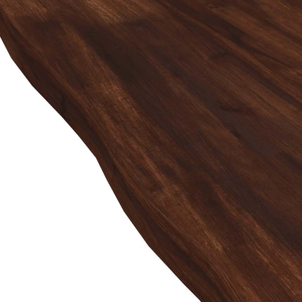 Rektangulært Bordplade 90 x 50 x 3,5 cm Rektangulær Mørk Brun