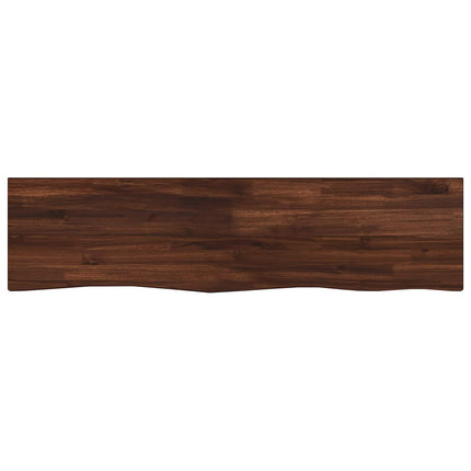 Rektangulært Bordplade 90 x 50 x 3,5 cm Rektangulær Mørk Brun