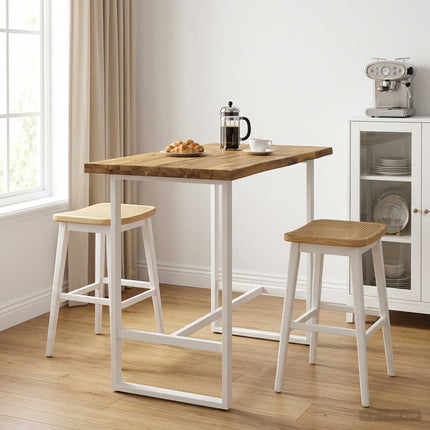 Rektangulært Bordplade 90 x 50 x 3,5 cm Rektangulær Hvid