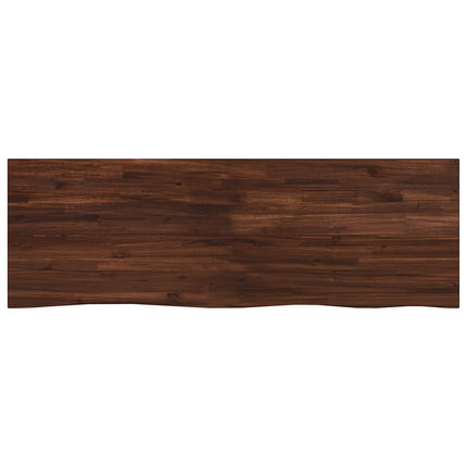 Rektangulært Bordplade 90 x 50 x 3,5 cm Rektangulær Mørk Brun