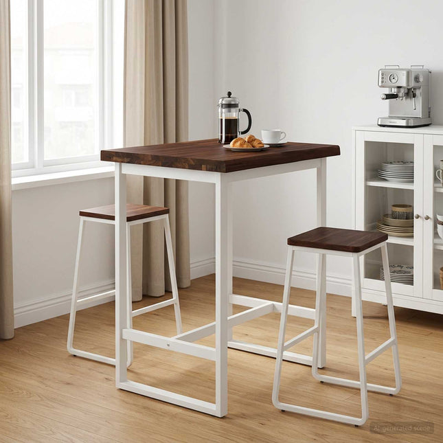 Rektangulært Bordplade 90 x 50 x 3,5 cm Rektangulær Mørk Brun