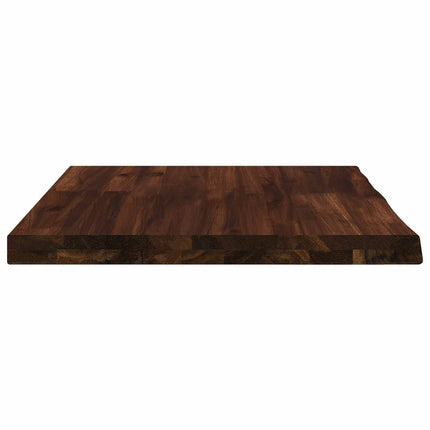 Rektangulært Bordplade 90 x 50 x 3,5 cm Rektangulær Mørk Brun