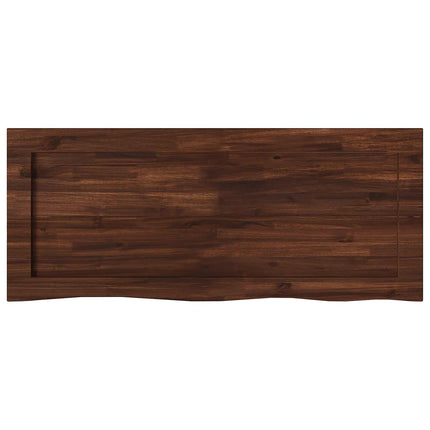Rektangulært Bordplade 100 x 50 x 3,5 cm Rektangulær Mørk Brun